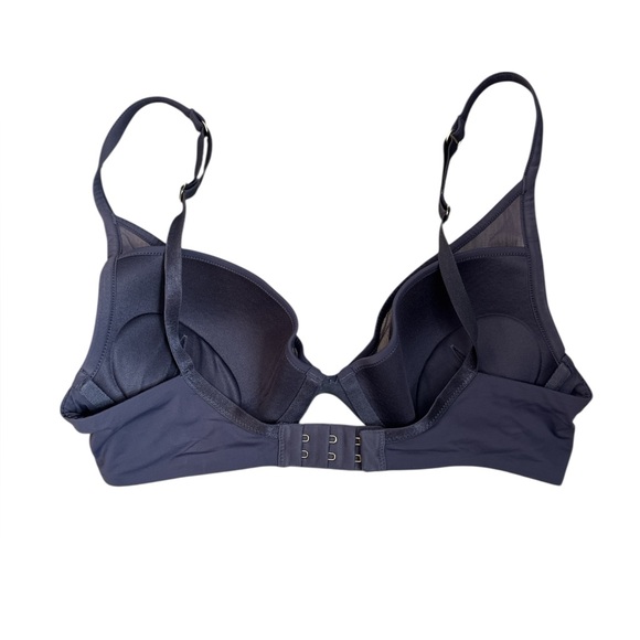 ThirdLove Classic Uplift Plunge Blue Lace Overlay Bra - Size 32C 1/2 - Picture 4 of 5